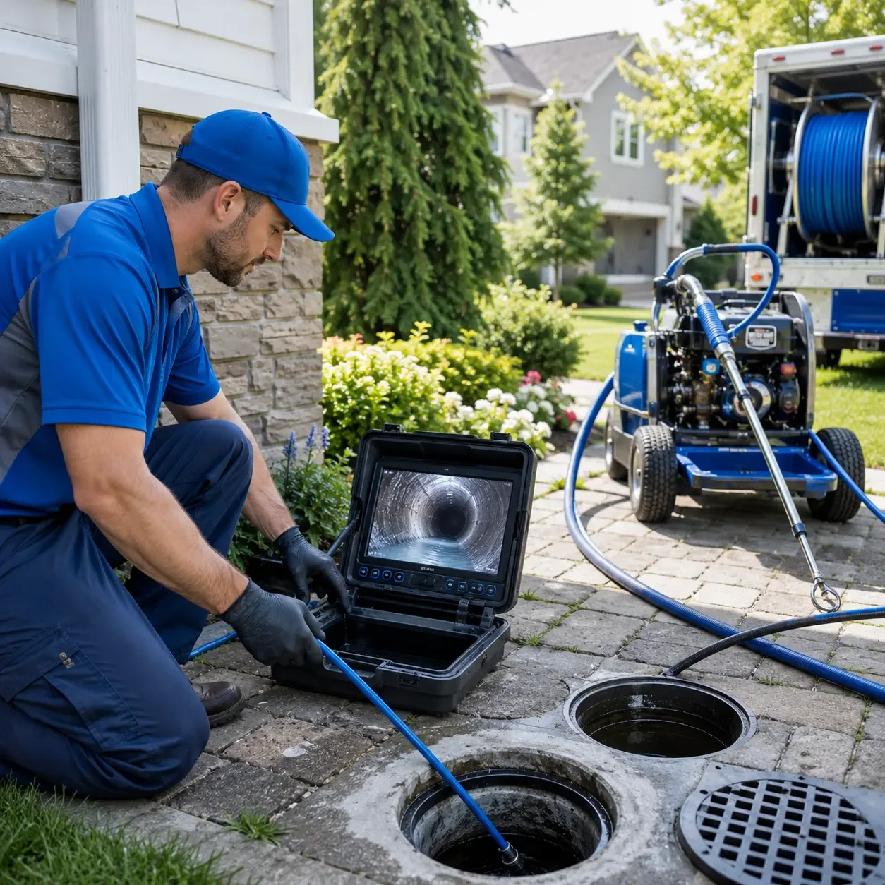 Outdoor drain cleaning professionals serving Rappahannock Academy, VA